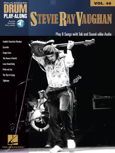 HAL LEONARD STEVIE Ray Vaughan Drum Play-along Vol. 40 W/ Audio Access