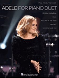 UNIVERSAL MUSIC PUB. ADELE For Piano Duet 1 Piano 4 Hands For Intermediate Level