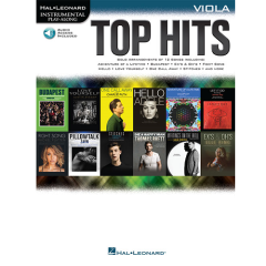 HAL LEONARD INSTRUMENTAL Play-along Top Hits For Viola W/ Audio Access
