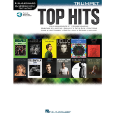 HAL LEONARD INSTRUMENTAL Play-along Top Hits For Trumpet W/ Audio Access
