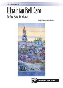 ALFRED UKRAINIAN Bell Carol For One Piano Four Hands By Zach Heyde & Frank Tedesco