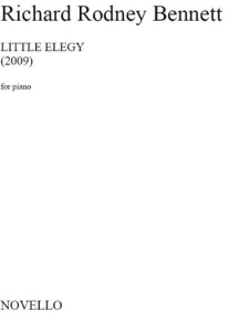 NOVELLO LITTLE Elegy (2009) For Piano By Richard Rodney Bennett