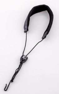 BG FRANCE S20 M Alto & Tenor Saxophone Leather Neck Strap With Metal Open Hook