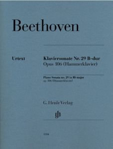 HENLE BEETHOVEN Piano Sonata No. 29 In Bb Major Op.106 Hammerklavier For Piano Solo