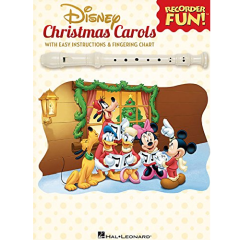 HAL LEONARD DISNEY Christmas Carols Selections From Recorder Fun
