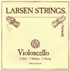 LARSEN ORIGINAL Cello String Set Full Size Medium Tension