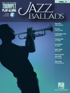 HAL LEONARD HAL Leonard Trumpet Play-along Vol 7 Jazz Ballads