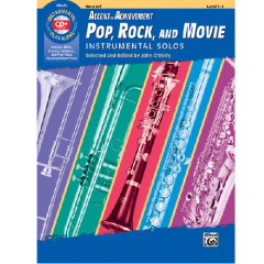 ALFRED ACCENT On Achievement Pop Rock & Movie Instrumental Solos Horn In F W/ Cd
