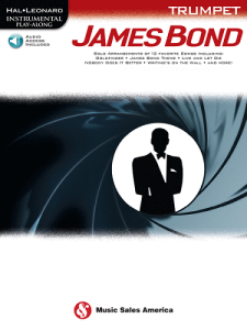 MUSIC SALES AMERICA JAMES Bond Instrumental Play-along For Trumpet W/ Audio Access