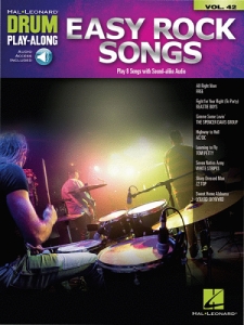 HAL LEONARD DRUM Play-along Vol.42 Easy Rock Songs With Online Audio