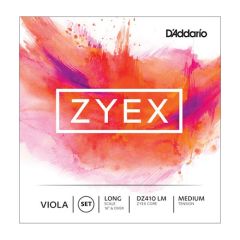 D'ADDARIO ZYEX Viola String Set - Long Medium