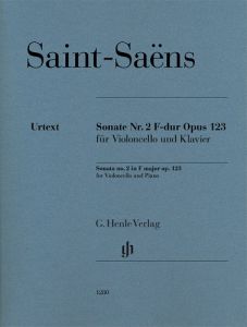 HENLE SAINT-SAENS Sonata No. 2 In F Major Op.123 For Violoncello & Piano Urtext