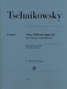HENLE TSCHAIKOWSKY Valse-scherzo Op.34 For Violin & Piano Urtext Edition