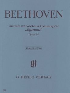 HENLE BEETHOVEN Egmont Overture Op.84 Study Score Urtext Edition