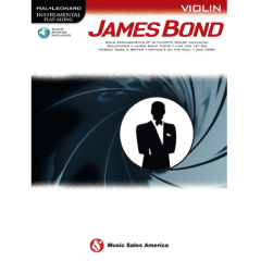 MUSIC SALES AMERICA JAMES Bond Instrumental Play-along Violin W/ Audio Access