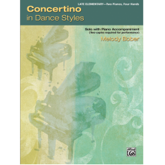ALFRED CONCERTINO In Dance Styles Solo W/ Piano Accompaniment By Melody Bober