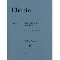HENLE CHOPIN Etude In Gb Major Op.10 No.5 For Piano Solo Urtext Edition