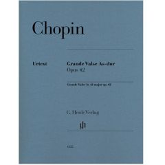 HENLE CHOPIN Grande Valse In Ab Major Op.42 Piano Solo Urtext Edition