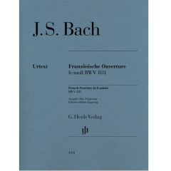 HENLE BACH French Overture In B Minor Bwv831 Piano Solo Urtext Edition No Fingering
