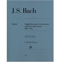 HENLE BACH Capriccio Sopra La Lontananza Bwv 992 Piano Solo No Fingering Urtext