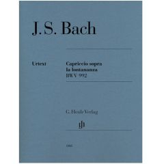 HENLE BACH Capriccio Sopra La Lontananza Bwv992 Piano Solo Urtext Edition