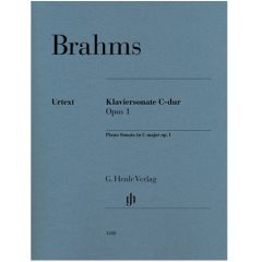 HENLE BRAHMS Piano Sonata In C Major Op.1 Piano Solo Urtext