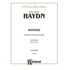 KALMUS HAYDN Sonatas Volume 2 (nos.12-33)