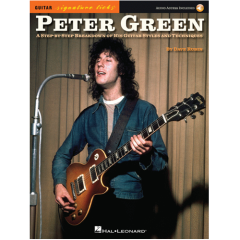 HAL LEONARD PETER Green Guitar Signature Licks W/ Audio Access By Dave Rubin