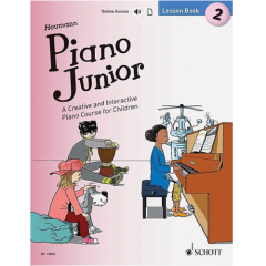 SCHOTT PIANO Junior Lesson Book 2 By Hans-gunter Heumann