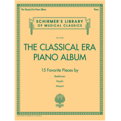 HAL LEONARD THE Classical Era Piano Album Vol. 2120 Includes 15 Music Pieces