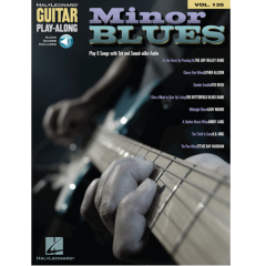 HAL LEONARD MINOR Blues Guitar Play-along Vol. 135 W/ Audio Access
