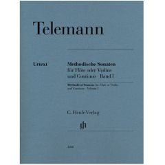 HENLE TELEMANN Methodical Sonatas For Flute/violin & Continuo Volume 1 Urtext