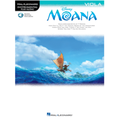 HAL LEONARD MOANA Instrumental Play-along For Viola W/ Audio Access