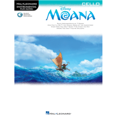 HAL LEONARD MOANA Instrumental Play-along For Cello W/ Audio Access
