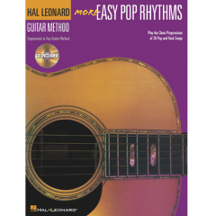 HAL LEONARD MORE Easy Pop Rhythms Book 2 3rd Edition W/ Online Access Guitar Method