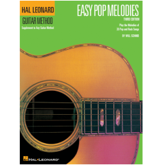 HAL LEONARD EASY Pop Melodies Guitar Method Book 1 3rd Edition Book Only
