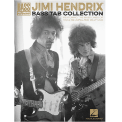 HAL LEONARD JIMI Hendrix Bass Tab Collection Bass Recorded Version