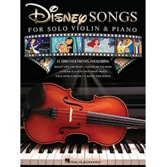 HAL LEONARD DISNEY Songs For Solo Violin & Piano