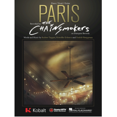 KOBALT SONY/ATV PUB. PARIS Sheet Music For Piano/vocal/guitar By The Chainsmokers
