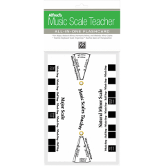ALFRED ALFRED'S Music Scale Teacher: All-in-one Flashcard (white)