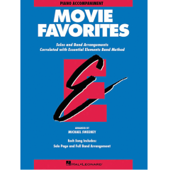 HAL LEONARD ESSENTIAL Elements Movie Favorites Piano Accompaniment