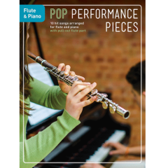 MUSIC SALES AMERICA POP Performance Pieces 10 Hit Songs For Flute & Piano