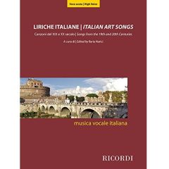 RICORDI ITALIAN Art Songs 48 Songs From The 19th & 20th Centuries Medium/low Voice
