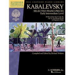 G SCHIRMER KABALEVSKY Selected Piano Pieces Early Intermediate Level Edited By R. Walters