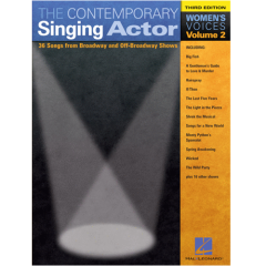 HAL LEONARD THE Contemporary Singing Actor Women's Voices Volume 2 Third Edition