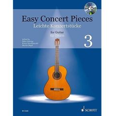SCHOTT EASY Concert Pieces For Guitar Volume 3 With Cd