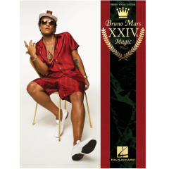 HAL LEONARD 24K Magic By Bruno Mars For Piano Vocal Guitar