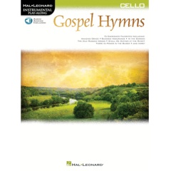 HAL LEONARD GOSPEL Hymns For Cello Instrumental Play-along W/ Audio Access