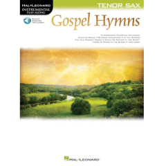 HAL LEONARD GOSPEL Hymns For Tenor Sax Instrumental Play-along W/ Audio Access