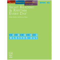FJH MUSIC COMPANY SIGHT Reading & Rhythm Every Day Book 4a